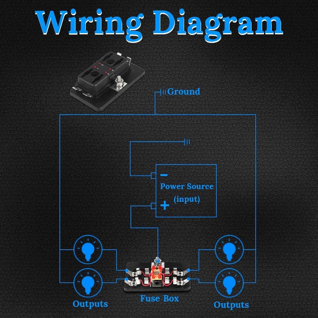 Auto Marine LED Blade Fuse Boxes