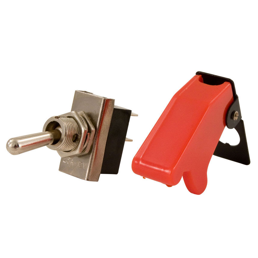 Demon Tweeks Toggle Switch With Aircraft Style Flip Cover