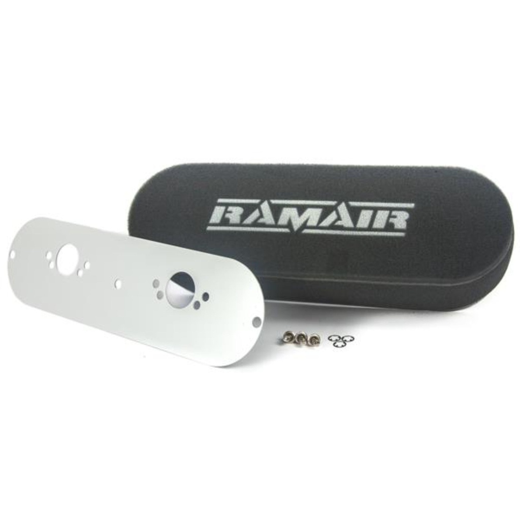Ramair Bolt On Air Filter For Twin Carburettors / ITBs