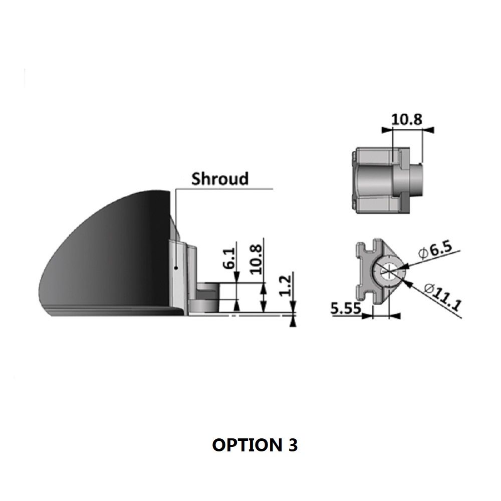Revotec Fan Mounting Bracket / Installation Feet