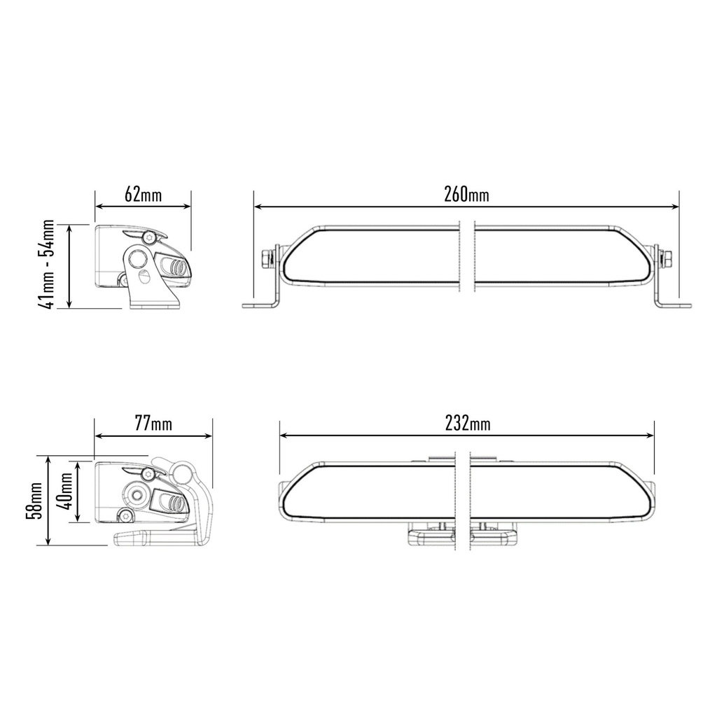 Lazer Lamps Linear 6 Elite LED Light Bar - Yellow Beam