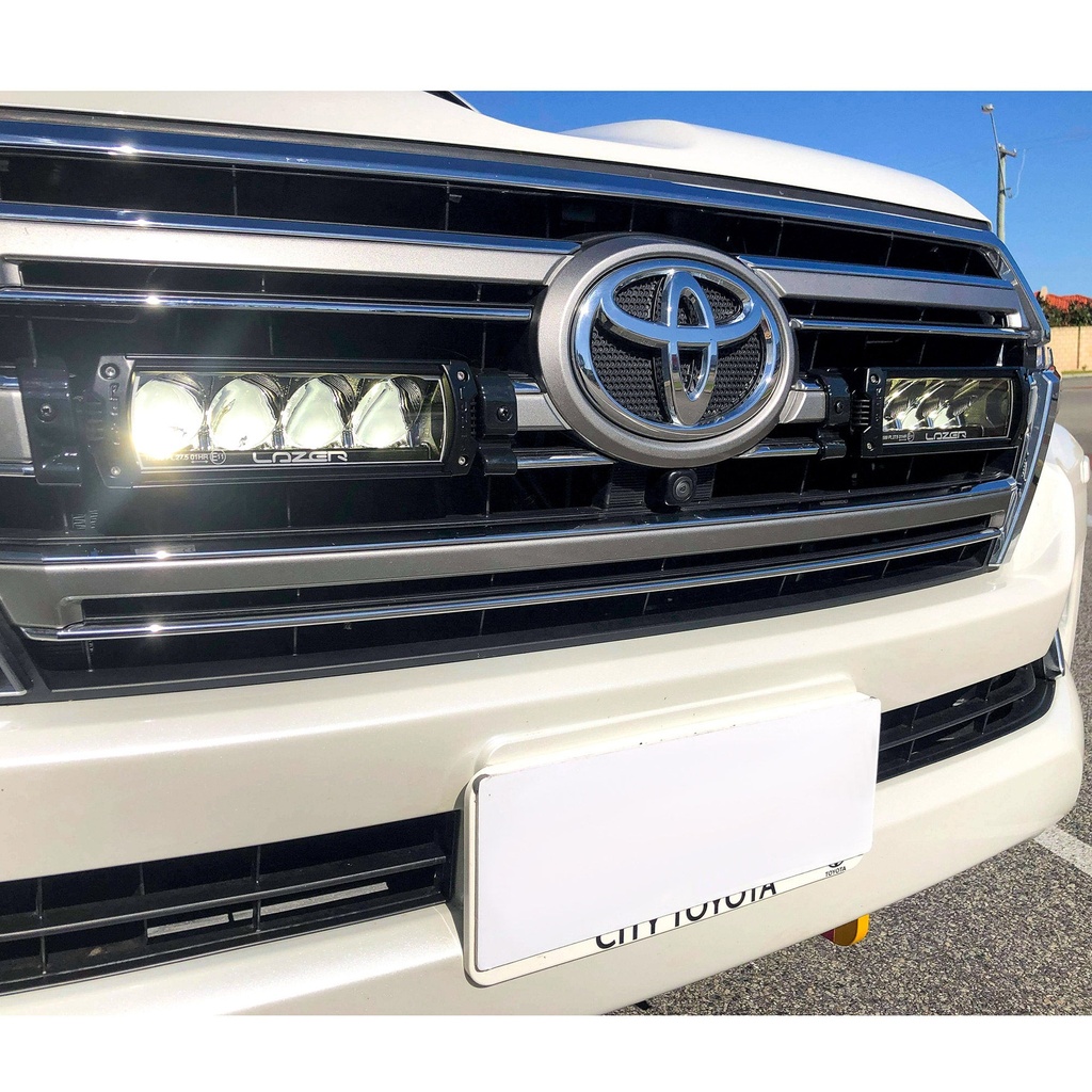 Lazer Lamps Grille Integration Kit With Gen 2 Triple-R 750 Lamps With Beacon