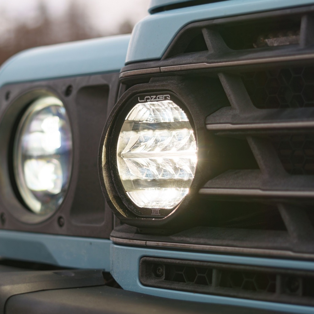 Lazer Lamps Grille Integration Kit With Sentinel 7 Inch Lamps