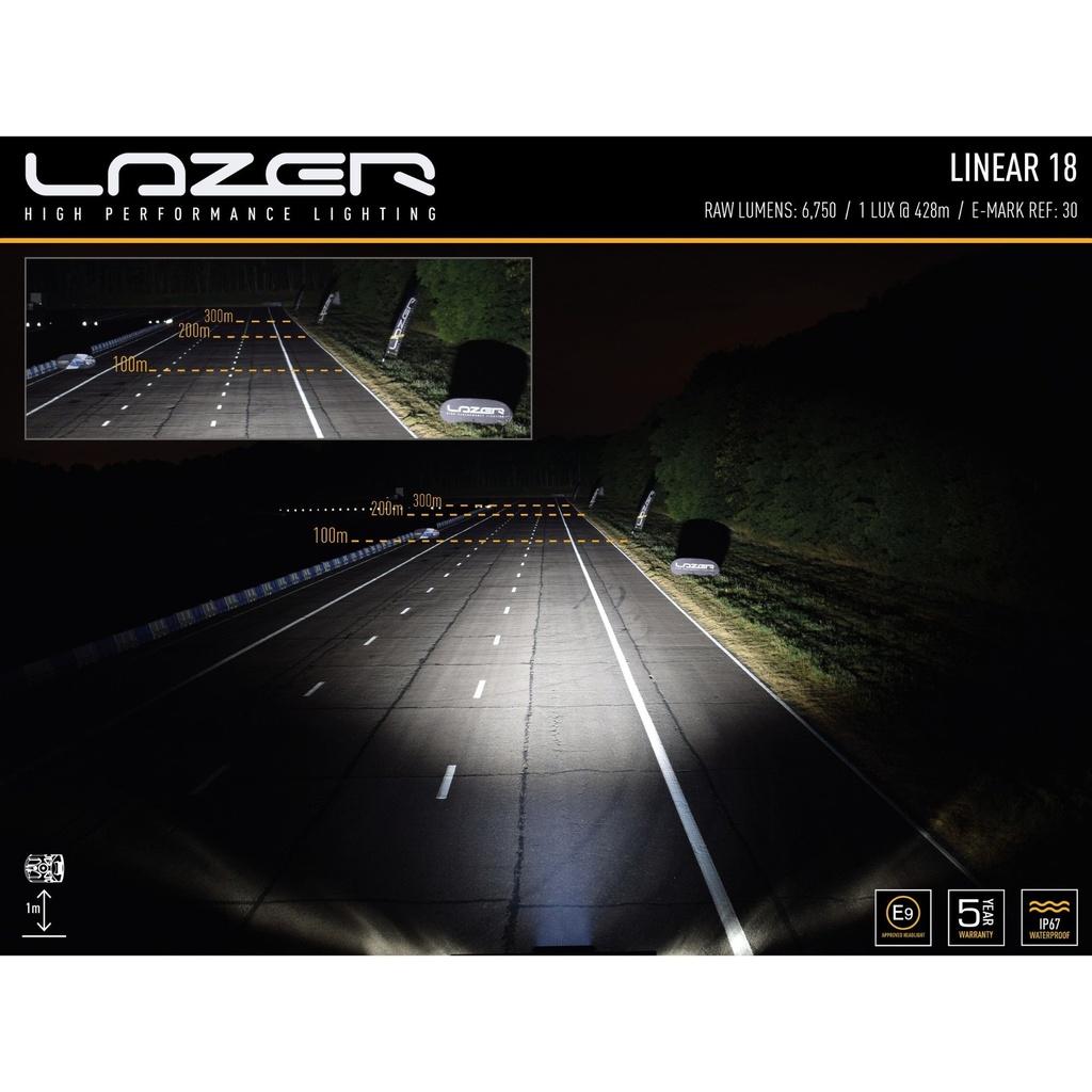Lazer Lamps Grille Integration Kit With Linear 18 Elite Lamp