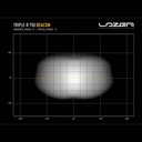 Lazer Lamps Gen 2 Triple-R 750 LED Light Bar With Beacon & Position Light