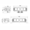 Lazer Lamps Gen 2 Triple-R 850 LED Light Bar With Position Light