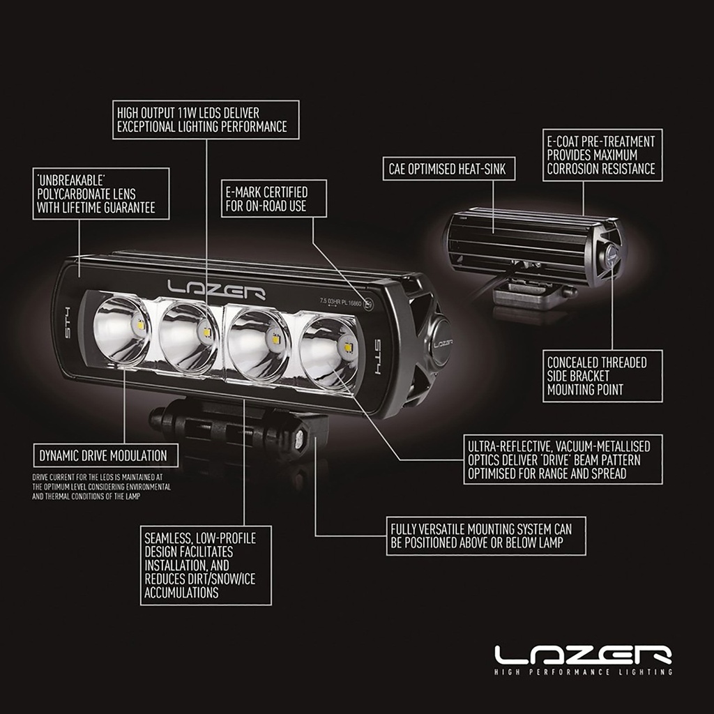 Lazer Lamps T16 Evolution Off Road LED Light Bar