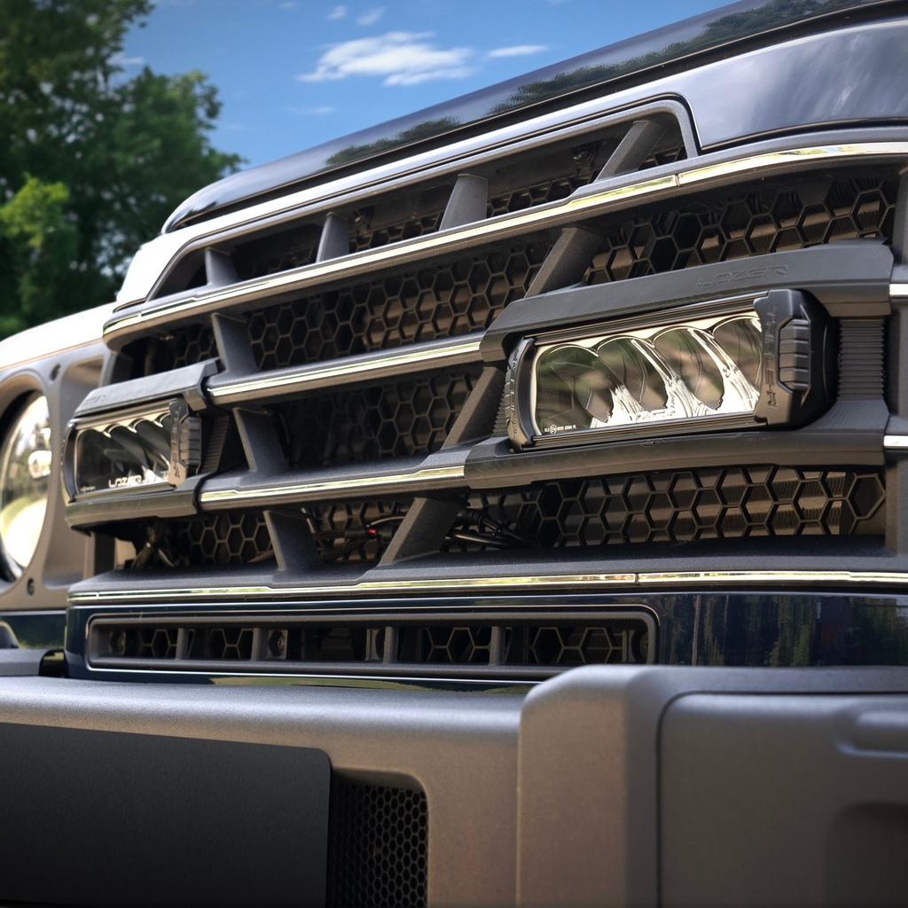 Lazer Lamps Grille Integration Kit With Gen 2 Triple-R 750 Elite Lamps
