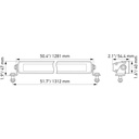 Hella Black Magic LED Slim Lightbar - 50 Inch