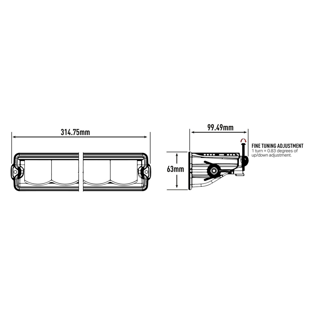 Lazer Lamps Carbon-6 Gen 3 Lightweight LED Lamp