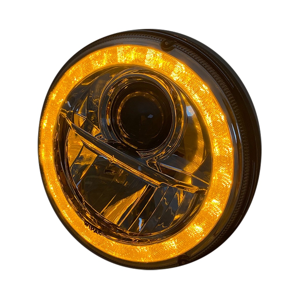 Wipac 7” LED Headlight With Indicator and DRL