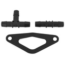 Mishimoto Performance Top-Mount Intercooler Kit Silver, Black Hoses