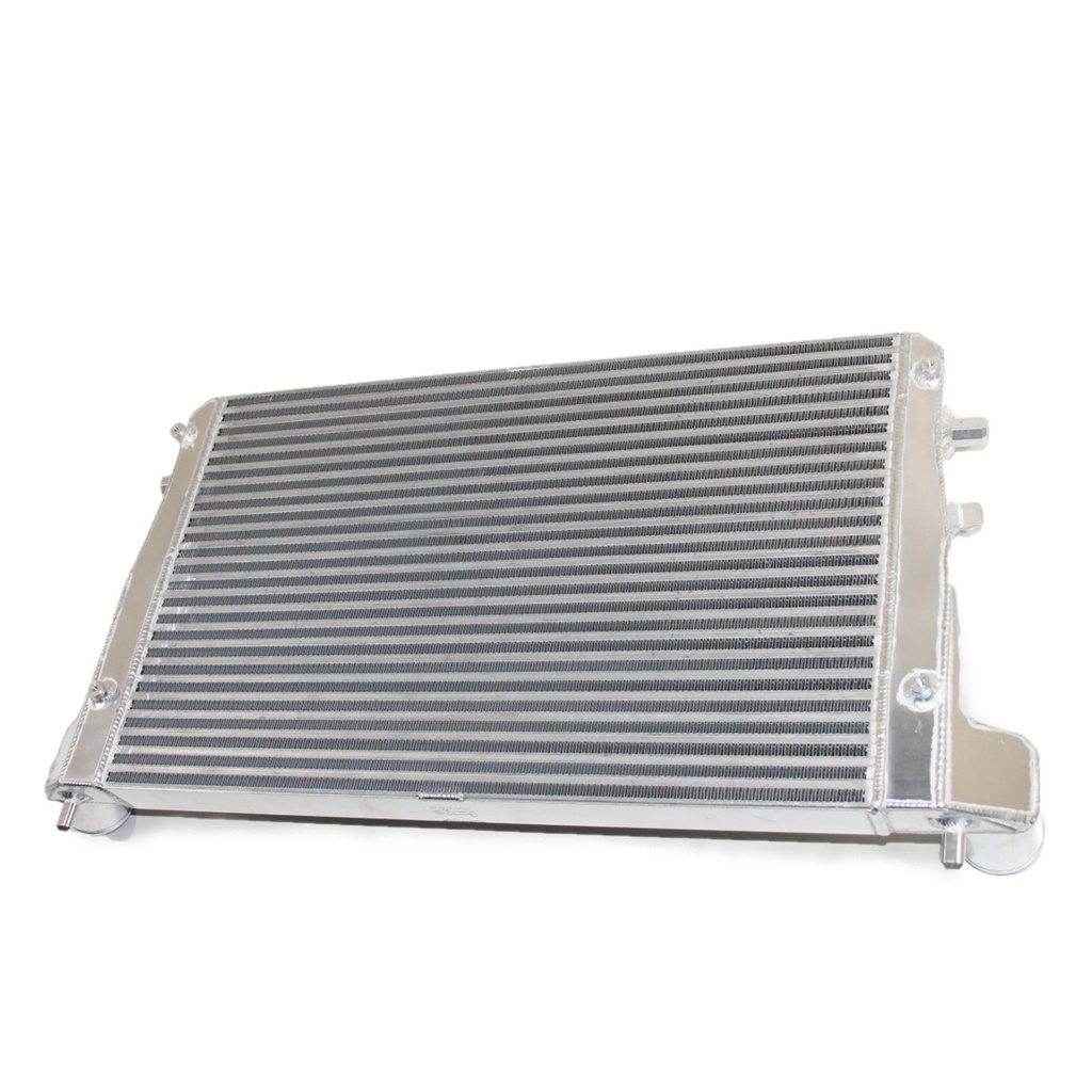 Forge Front Mount Intercooler with Red Silicone Hoses
