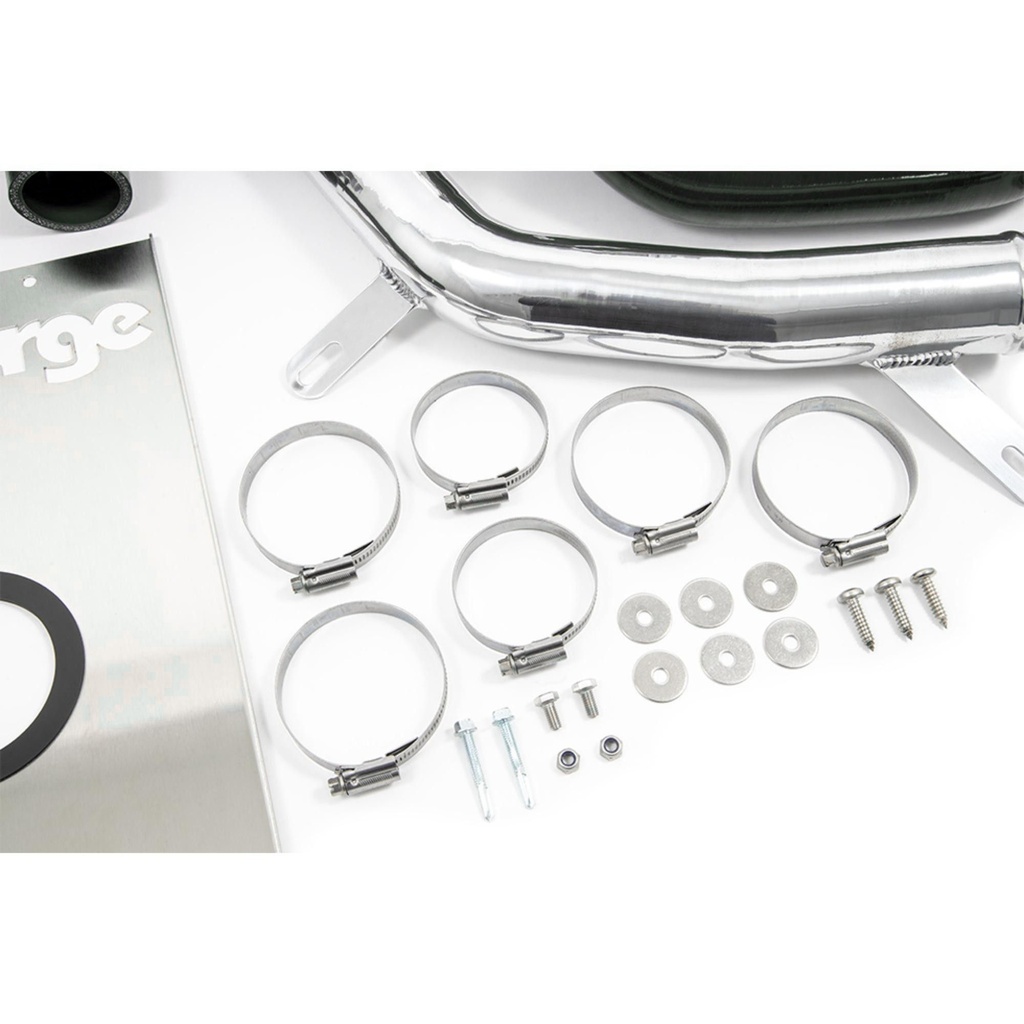 Forge Front Mount Intercooler with Black Silicone Hose