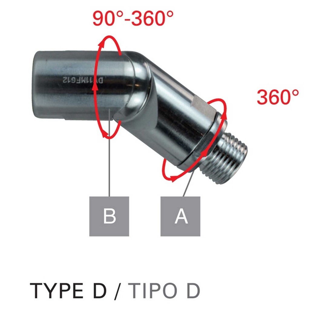 Paoli 360 Degree Turning Connector For Wheel Guns
