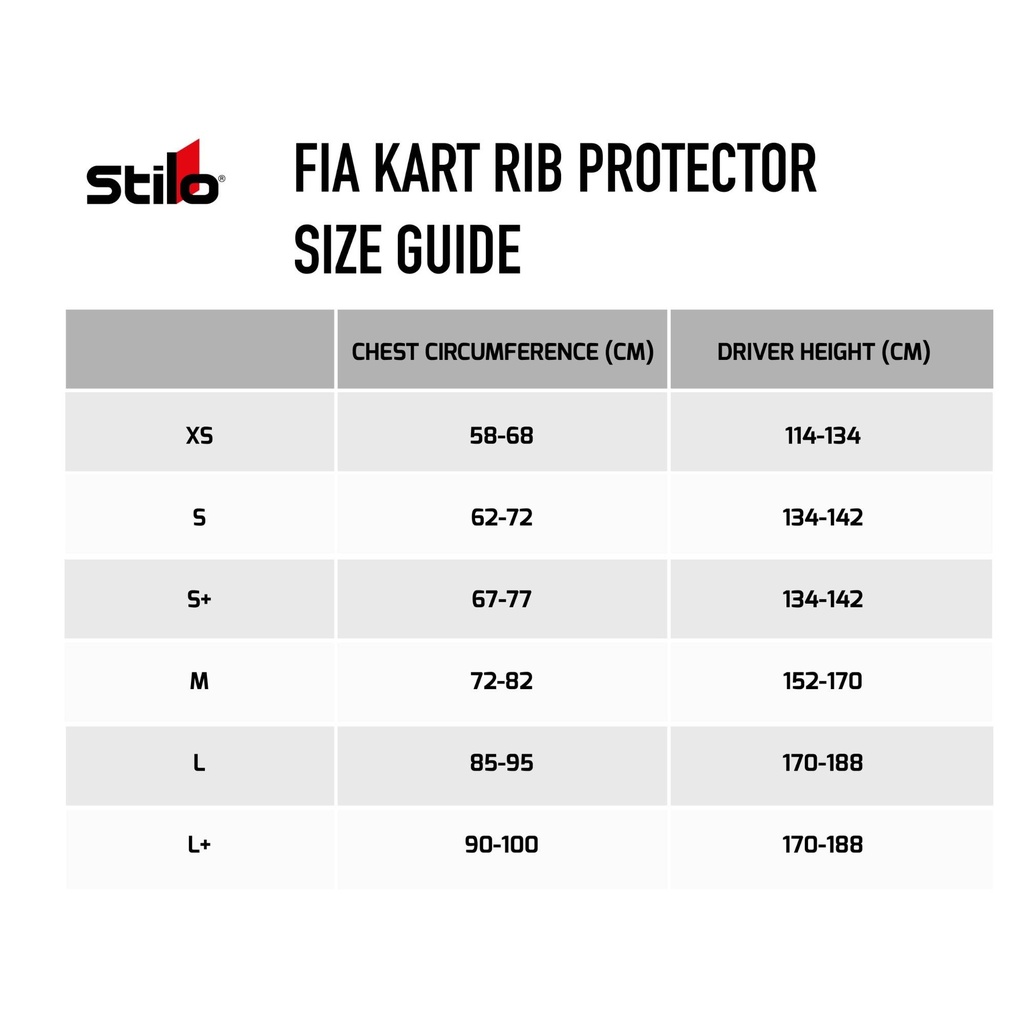 Stilo Carbon Curva FIA Approved Kart Rib Protector