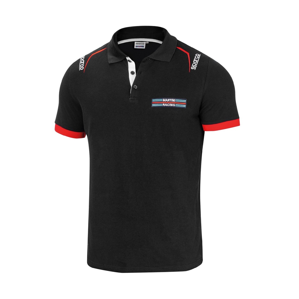 Sparco Martini Racing Embroidered Polo Shirt