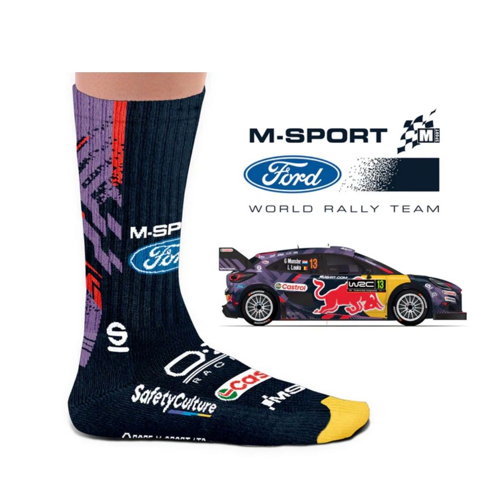 Heel Tread Automotive Icons Socks - M-Sport 2025 Sports Socks