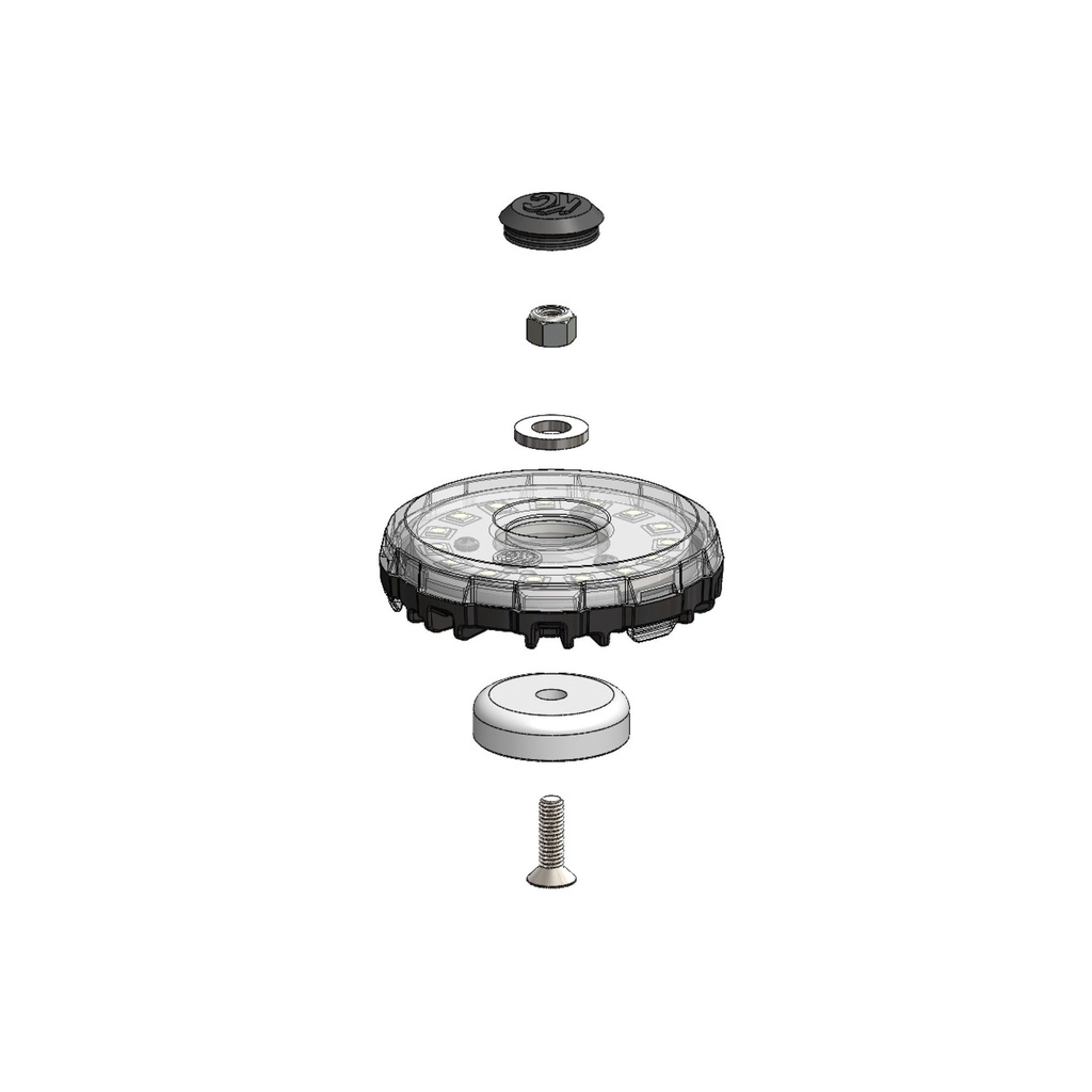 KC HiLiTES Magnet Mount Kit For Cyclone V2 LED Lights