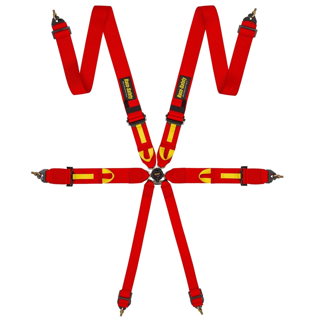 Race Safety Accessories Pro 6 Point Saloon Harness