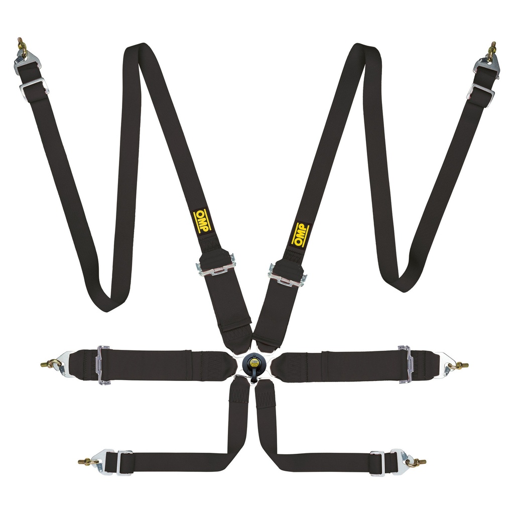 OMP First 3"+2" Saloon 6 Point Harness