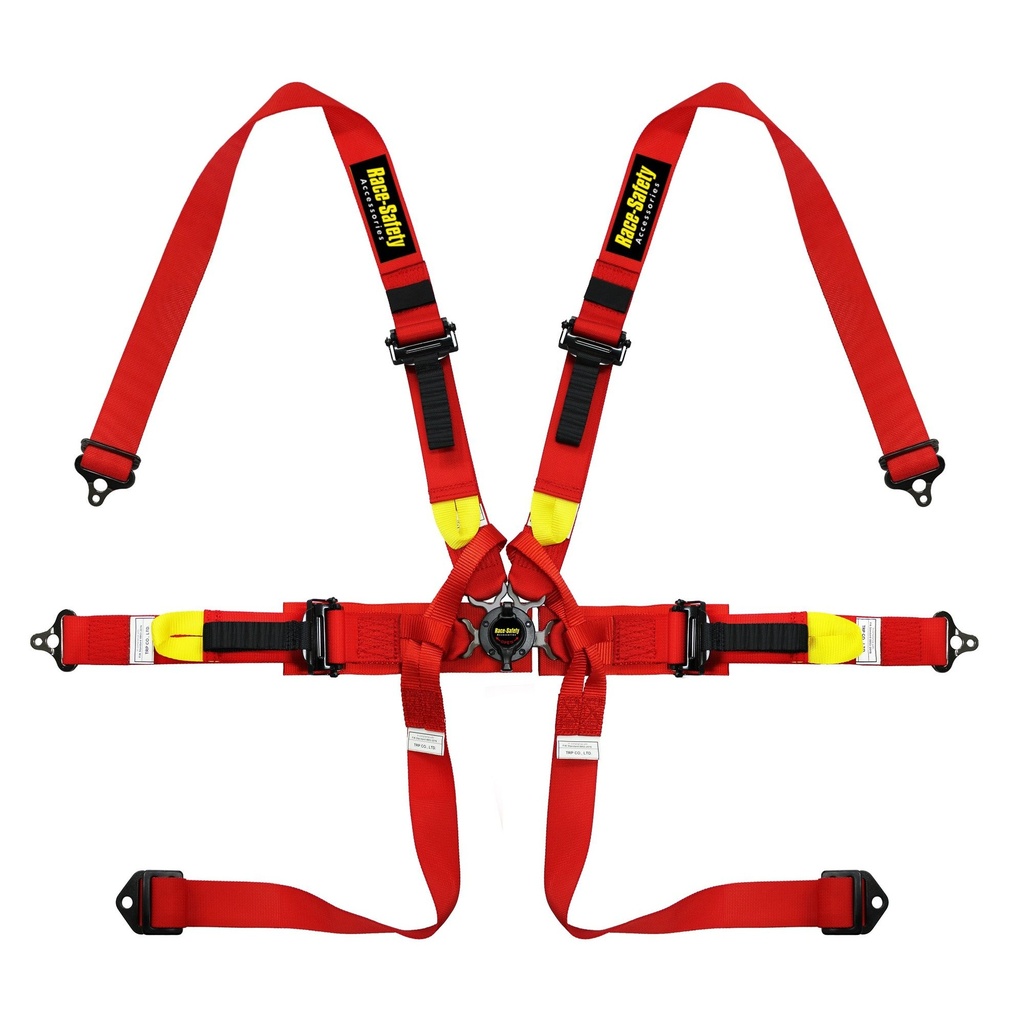 Race Safety Accessories ProLite 6 Point Single Seater Harness