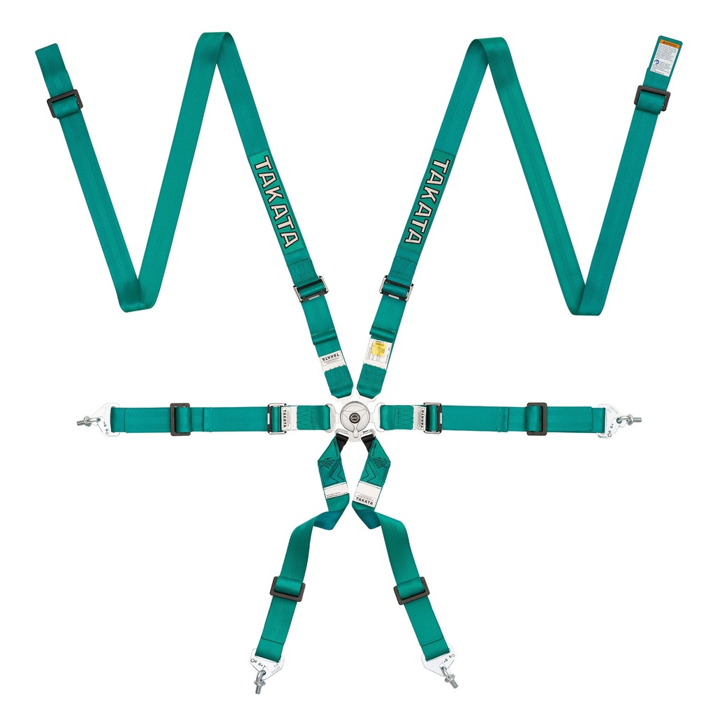 Takata Race 2x2 6 Point Harness