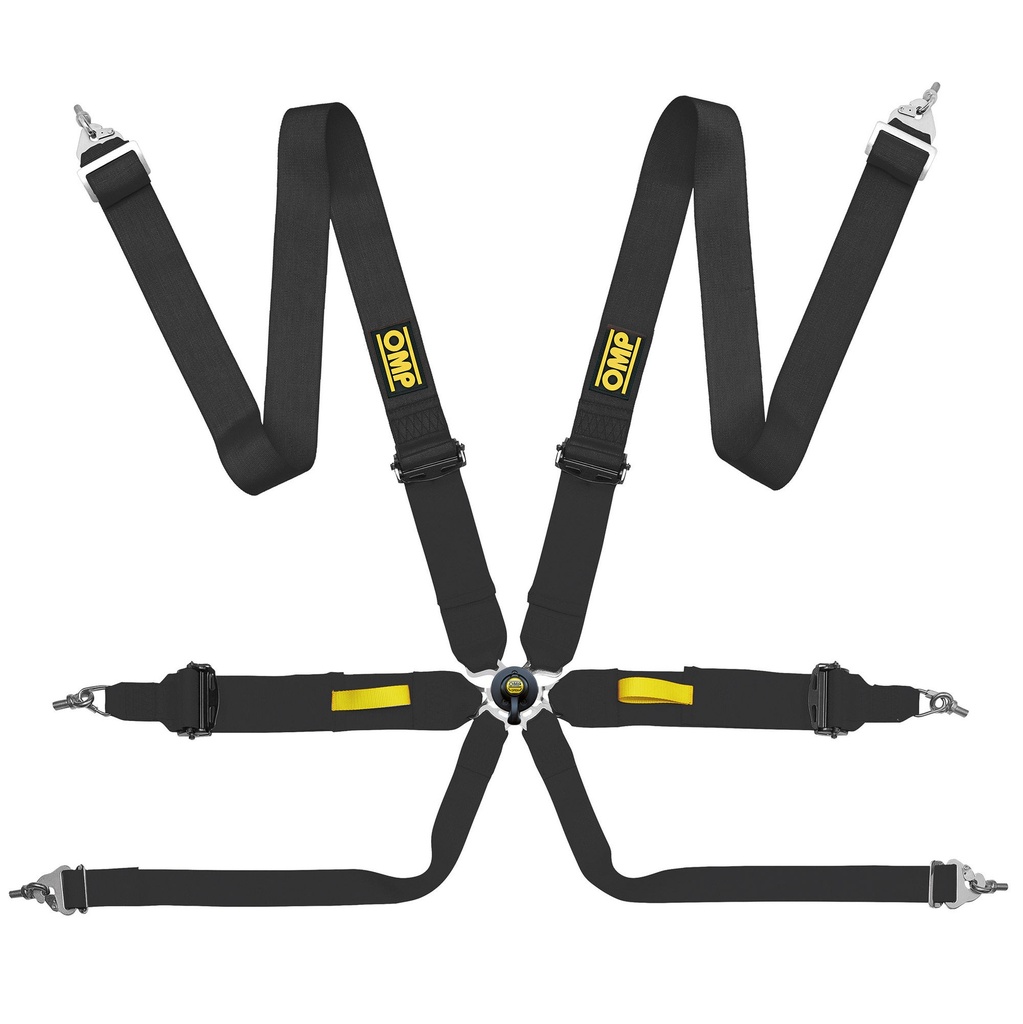 OMP Tecnica 3" Saloon 6 Point Harness