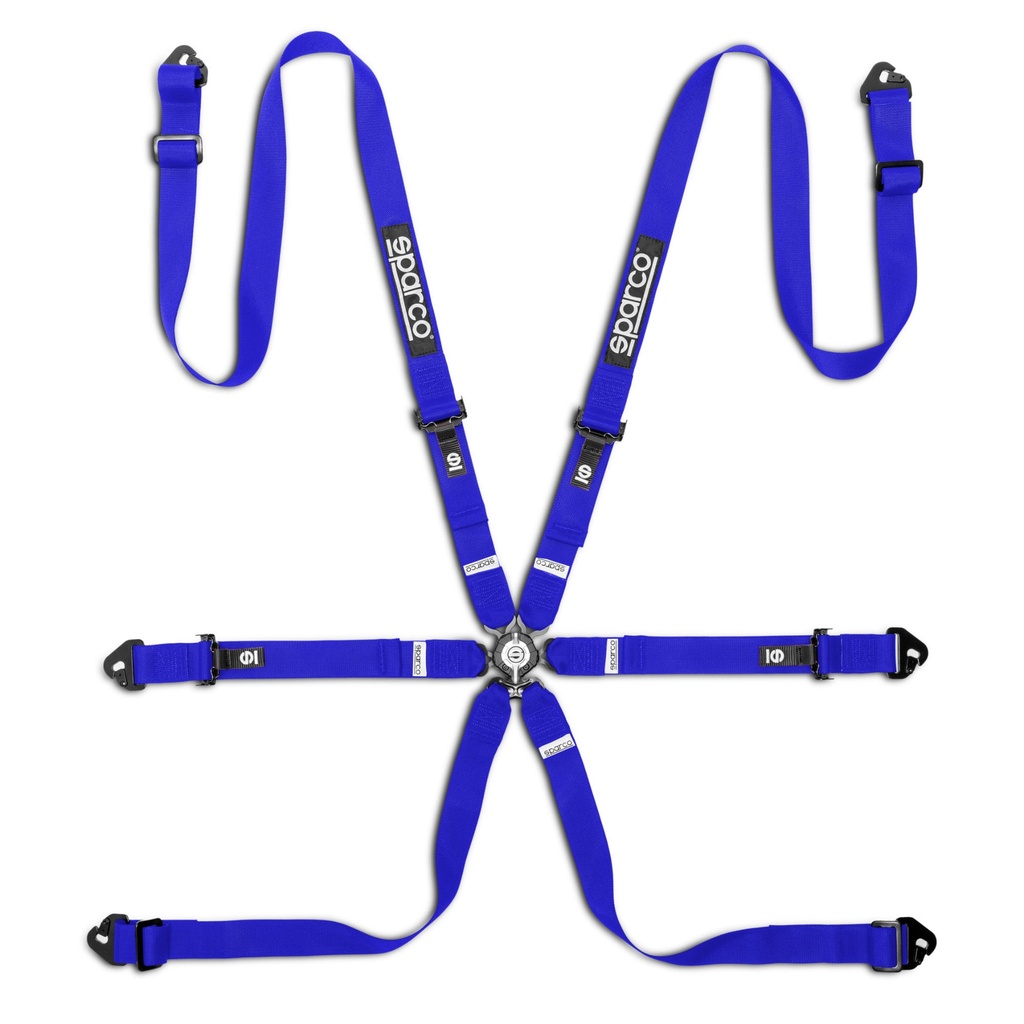 Sparco Competition H-2 PU 6 Point Harness