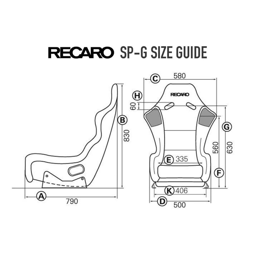 Recaro Profi SPG Fibreglass Seat