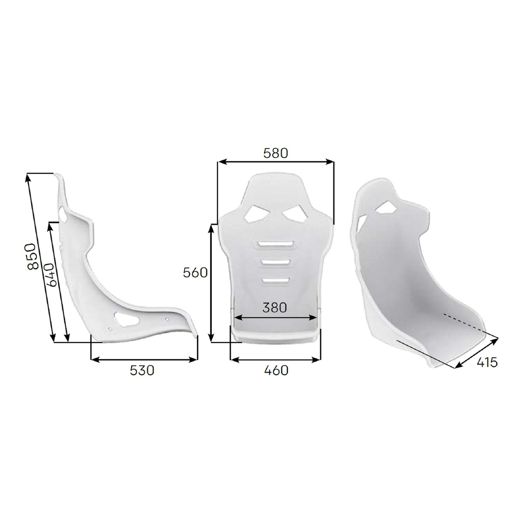 OMP RT Carbon Fibre Seat