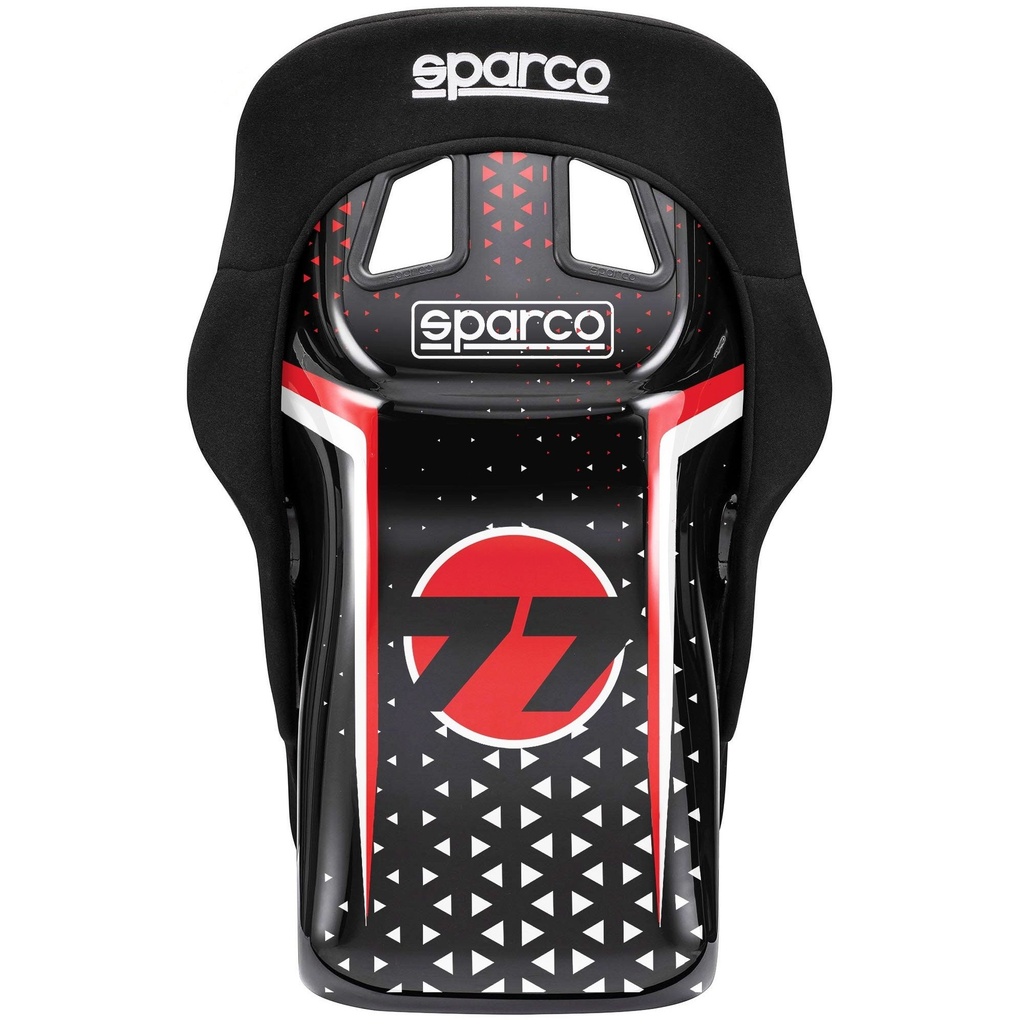 Sparco Circuit II QRT Fibreglass Seat With Custom Back Wrap