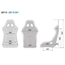 Sparco QRT-R Sky Fibreglass Seat