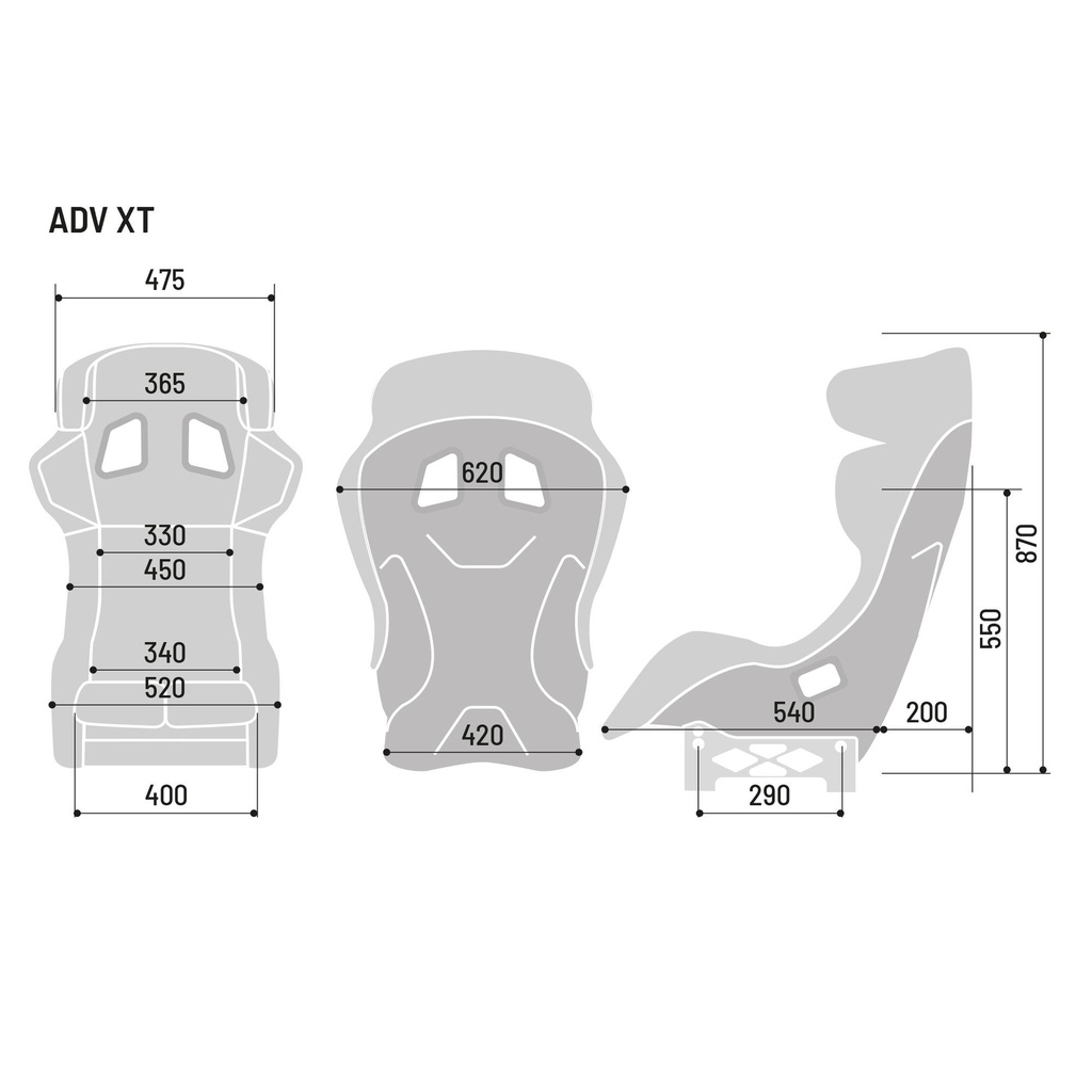 Sparco ADV XT Carbon Fibre Seat