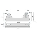 Race Safety Accessories Steel Seat Side Mounts