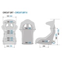 Sparco Circuit / Circuit II QRT Fibreglass Sim Racing Seat