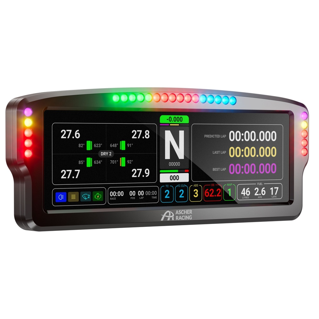 Ascher Racing 8" Dashboard