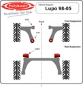 Polybush Rear - Beam Axle To Chassis Bush (44BH)