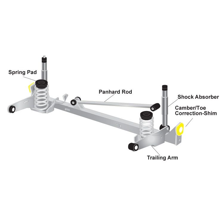 Whiteline Rear Camber/Toe Shim Correction Kit