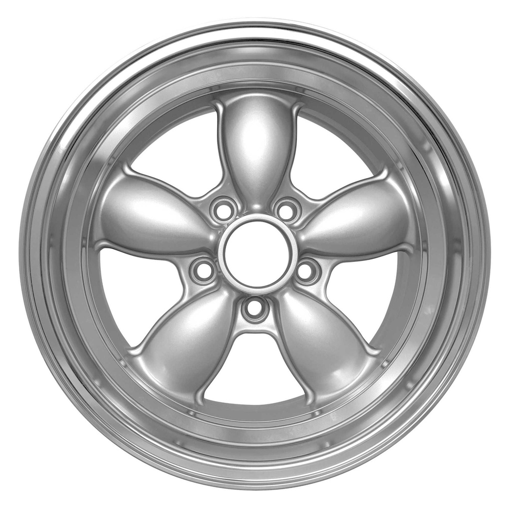 Team Dynamics Pro Classic Ford Mustang Alloy Wheels In Gloss Silver Set Of 4