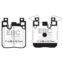 EBC Brakes Swept Groove 2-Piece Fully Floating Disc Kit With Yellowstuff Pads