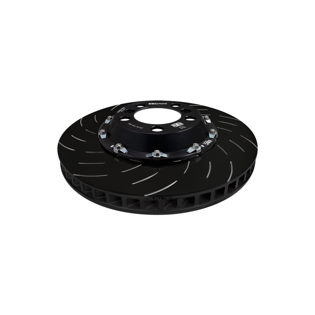 EBC Brakes Swept Groove 2-Piece Fully Floating Disc Kit With Bluestuff NDX Pads