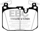 EBC Brakes Swept Groove 2-Piece Fully Floating Disc Kit With Bluestuff NDX Pads
