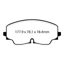 EBC Brakes Redstuff Performance Brake Pads