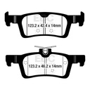 EBC Brakes Ultimax Replacement Brake Pads