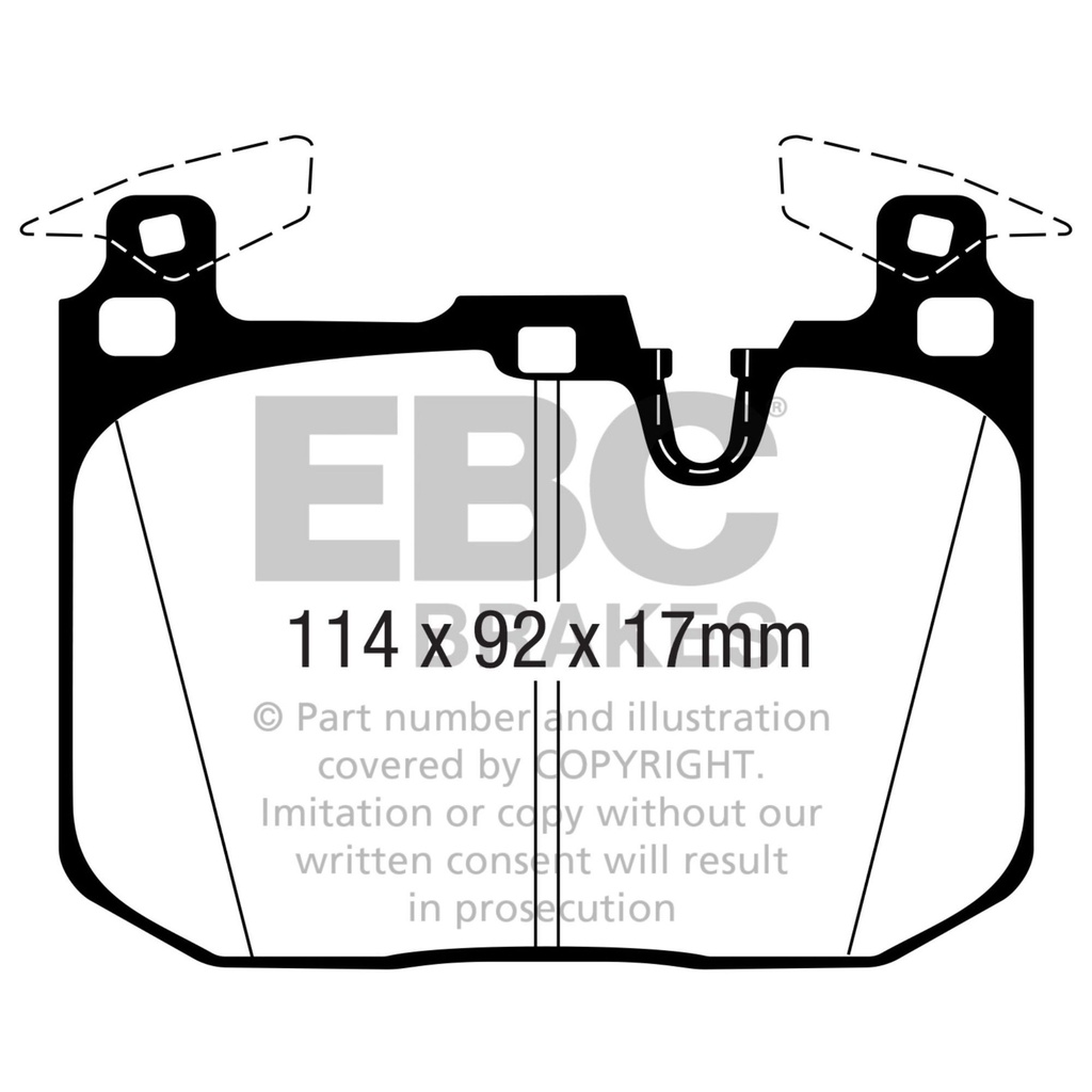 EBC Brakes Redstuff Performance Brake Pads