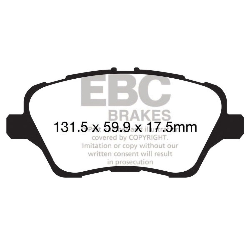 EBC Brakes Ultimax Replacement Brake Pads