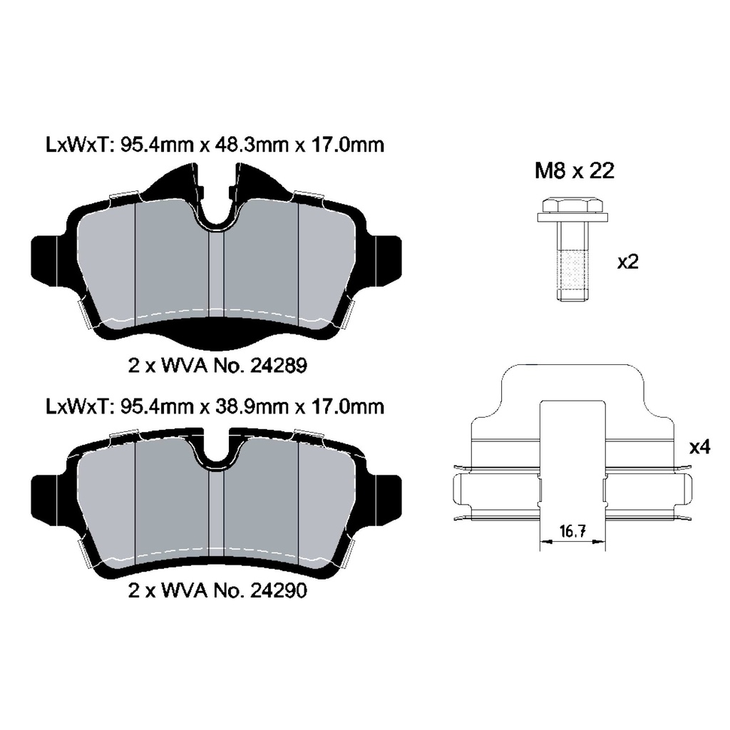 Pagid STREET+ Brake Pads