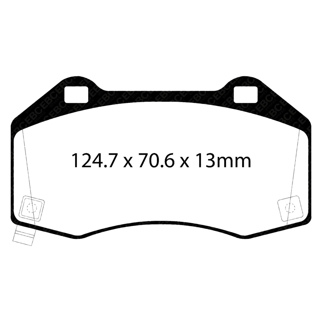 EBC Brakes Yellowstuff Performance Brake Pads