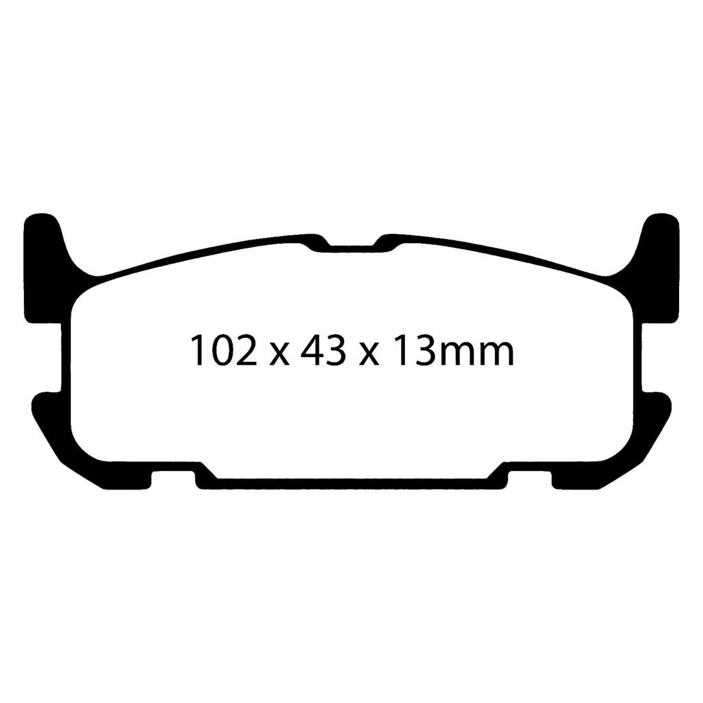 EBC Brakes Greenstuff Performance Brake Pads